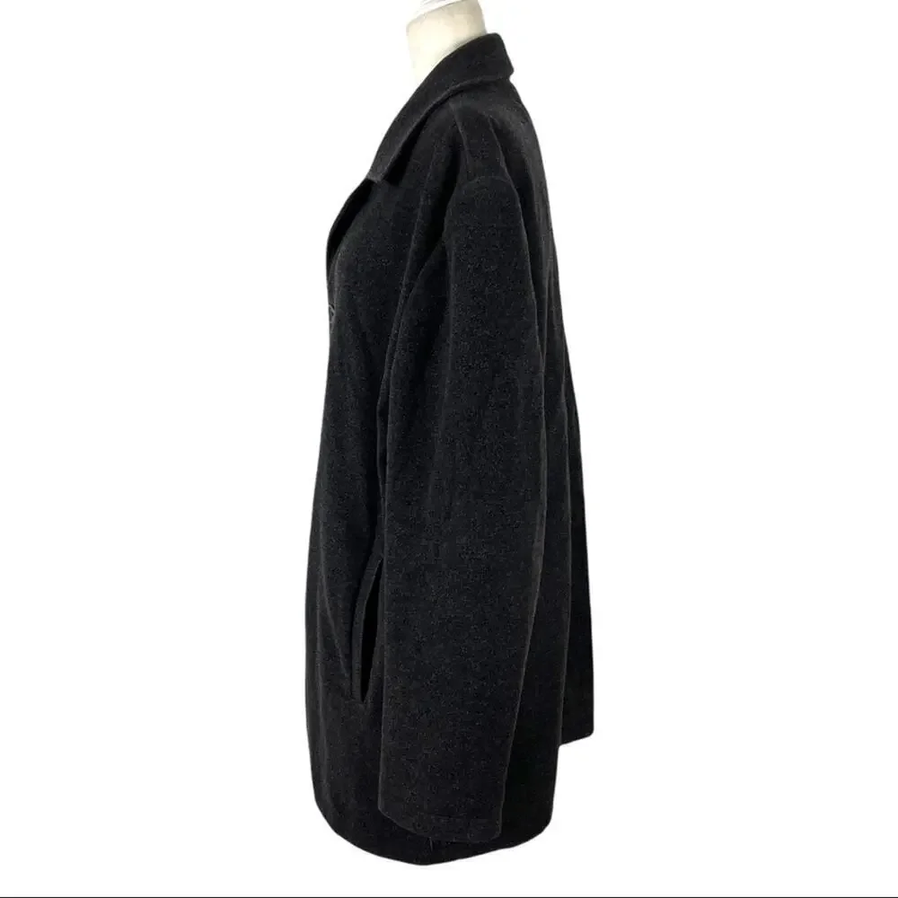 Banana Republic Men's Single Breasted Wool Cashmere Blend Coat Jacket Size L